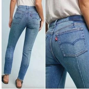 Levi’s Rare Sexy Backseam 711 Skinny Jens light denim NWT (in bag) W28 L30